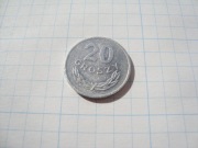 Polska moneta 20 gr groszy 1980