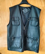 Kamizelka męska eco skóra czarna XL CCI Italy Style