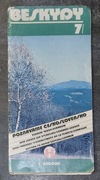 Beskydy 7. Poznajemy Czechosłowację - mapa turystyczna, 1986