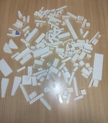 LEGO mieszane mix białe klocki