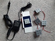 Oświetlenie ledowe 5 lampek led z transformatorem i wtyczką