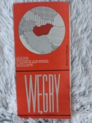 Węgry mapa przeglądowa Europy 1975