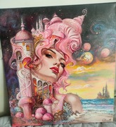 "Live in The dream World"  Obraz olej na płótnie Natalia Masalitina 