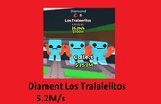 Los Tralalelitos Diamond Mutacja 5,2m Steal a Brainrot Roblox
