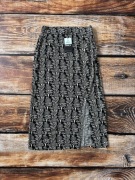 ONLY spódnica damska czarna biała kwiatowy wzór rozmiar XS midi