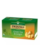 Twinings green tea & Ginger zielona z imbirem x25