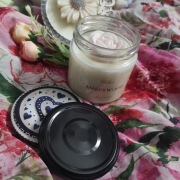 Świeca sojowa "Amberwood", róża, Robea