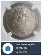 MAX Nakład 20szt MS65 Próba Technologiczna Bolesław Śmiały 1981 NGC