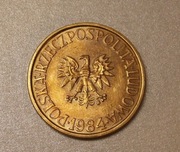 5  złotych 1984 r. 