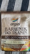 Barwnik do tkanin zielony bez gotowania ,do pralki