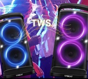 Głośnik Bluetooth Duży, Party Box, 160 W Mocny, Głośny dźwięk, Głęboki Bass