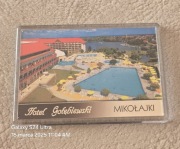 Magnes PCV na lodówkę Hotel Gołębiewski MIKOŁAJKI. Mazury.