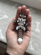 Mały flexi brązowy lis lisek flexi figurka3D ozdoba fidget toy antystresowy