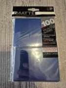 ULTRA PRO: DECK PROTECTOR SLEEVES MATTE BLUE 100 SZTUK 66 X 91MM