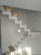 Schody metalowe nowoczesne industrialne : spawanie