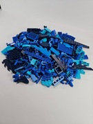 Lego mix elementy niebieskie klocki oryginalne 250g Używane