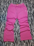 Różowe spodnie dresowe PUMA – dzwony (flare), bawełna, rozm. S