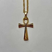 Naszyjnik Ankh Egipska Religia ZŁOTY