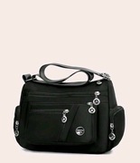 TOREBKA MATERIAŁOWA Z KIESZONKAMI 