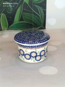 Maselniczka ceramiczna wodna dzwonkowa ceramika Bolesławiec 