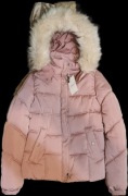 Kurtka pikowana Bershka rozmiar S, pudrowy róż 