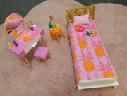 Mattel Barbie mebelki sypialnia toaletka