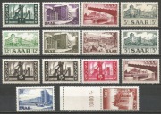 Niemcy Strefy Okupacyjne Saarland 1952 Mi 319-337**czyste