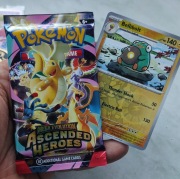Pokemon booster Ascended Heroes Karty Carnidos Rampardos Bastiodon Shieldon