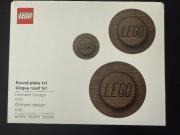 Lego #5007112 - Zestaw drewnianych wieszaków ściennych - ciemny dąb