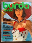 Maj 1974 Burda magazyn mody z wykrojami wzory Vintage