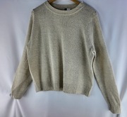 Sweter Divided H&M M beżowy unisex nowy bez metek