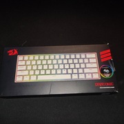 Klawiatura Gamingowa Biała z RGB + podkładka 120x60cm