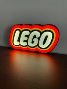 Lampka LED LEGO – logo 3D | druk 3D | USB | 26 cm