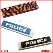 LEGO PŁYTKA 1x4 2431pb159 Hol 'A-113' 2431pb142 2431pb447 POLICE