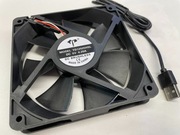 Cichy wentylator bezszczotkowy 120x120x25 5V USB