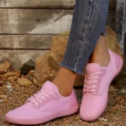 Różowe buty barefoot z elastyczną podeszwą, oddychające, rozmiar 39