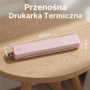 Mini Drukarka Termiczna Przenośna Bluetooth A4 Inkless Bluetooth USB-C