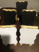 Male tabliczki do pisania , podwójne 5 szt. Dekoracja ślubna itp.