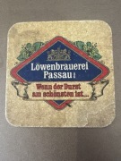 Löwenbrauerei Passau Podkładka pod butelkę piwa Browaru
