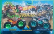 HOT WHEELS MONSTER TRUCK 2PAK MOTOSAURUS VS MEGA WREX GLC86