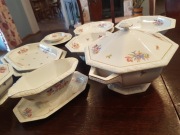 Serwis Art Déco obiadowy Rosenthal Maria 3, 12 nakryć