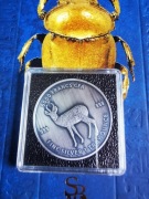 Srebrna Moneta  Czad: Mandala Antelope Antylopa - oksydowana 1 oz