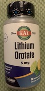 Orotan litu, cytryna i limonka, 5 mg , mikrotabletka
