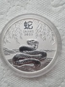 1 DOLAR ROK WĘŻA AUSTRALIA 2025R.UNCJA SREBRA.
