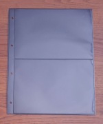 Pro Collect A4/2S (Leuchtturm) - Strona 2S na banknoty (nowa - gruba folia)