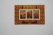 Burundi Sw 1831-33** Boże Narodzenie /ms/