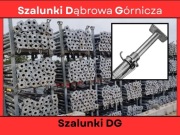 Podpory ocynkowane 3,5m z gwintem zewnętrznym stemple szalunki stropowe