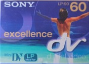 SONY excellence miniDV 60 LP90 kaseta wideo
