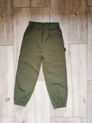 Spodnie butelkowa zieleń, gumka w pasie 