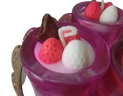 Świeczka sojowa eko Truskawka Woskowe truskawki